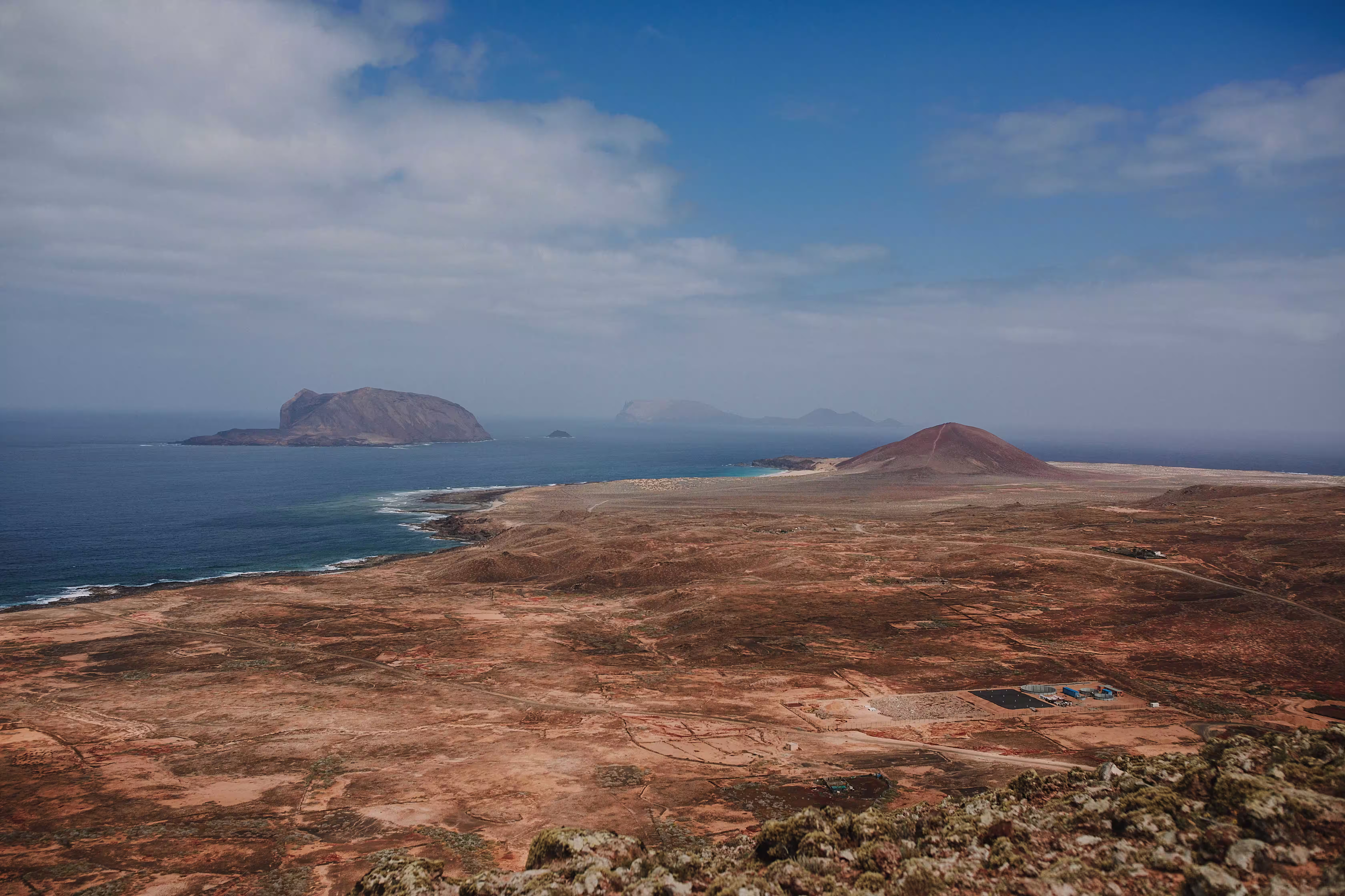 Landscape in La Graciosa