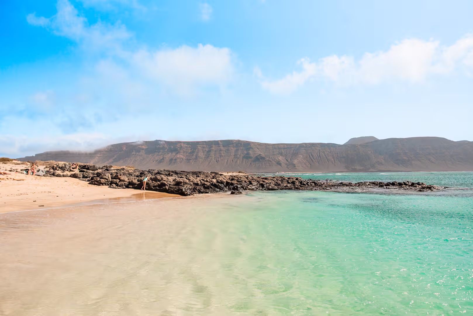 Playa de La Francesa, en La Graciosa